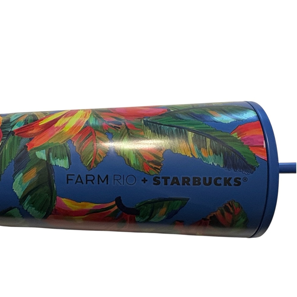 Starbucks X Farm Rio 2025 Banana Boards Cold Cup Tumbler 24 oz Stainless Steel - Picture 5 of 8